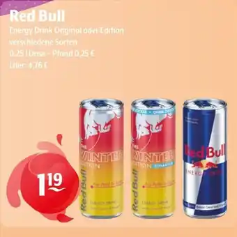 Getränke Hoffmann Red Bull Energy Drink Original oder Edition Angebot