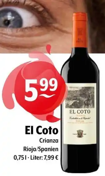 Getränke Hoffmann El Coto Crianza Angebot