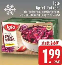 Edeka iglo Apfel-Rotkohl Angebot