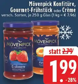 Edeka Mövenpick Konfitüre, Gourmet-Frühstück oder Crème Angebot