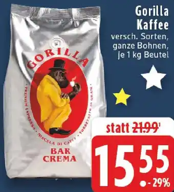 Edeka Gorilla Kaffee Angebot