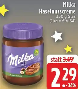 Edeka Milka Haselnusscreme Angebot