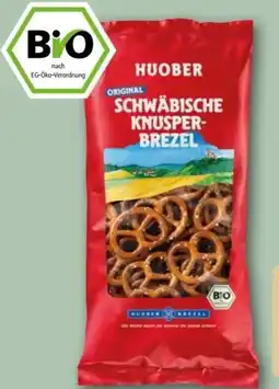 REWE Huober Brezel Original Schwäbische Bio Knusper-Brezel Angebot