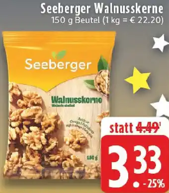 Edeka Seeberger Walnusskerne Angebot