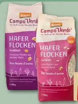 REWE Campo Verde Bio Haferflocken Angebot