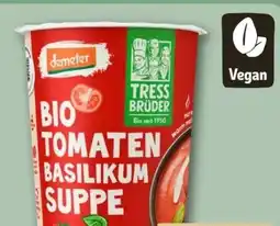 REWE Tressbrüder Bio Tomaten Basilikum Suppe Angebot