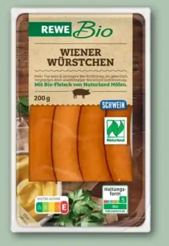 REWE Rewe Bio Wiener Würstchen Angebot