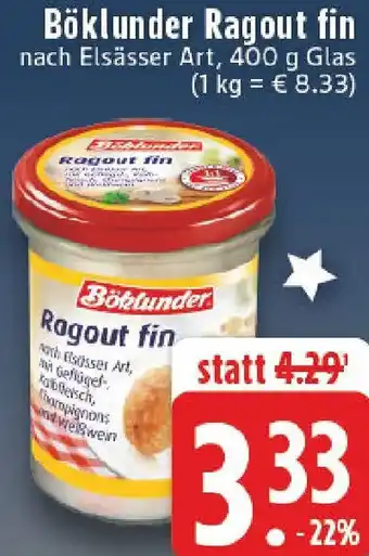 Edeka Böklunder Ragout fin Angebot