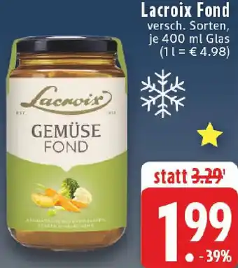Edeka Lacroix Fond Angebot