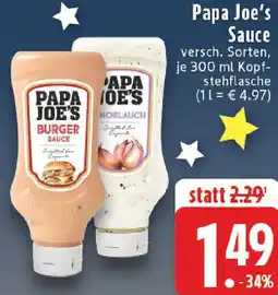 Edeka Papa Joe's Sauce Angebot