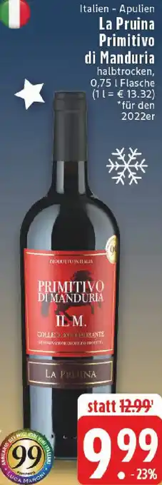 Edeka La Pruina Primitivo di Manduria Angebot