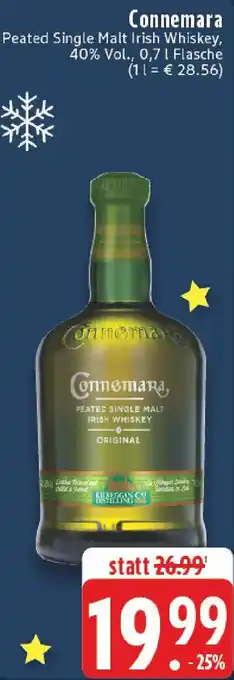 Edeka Connemara Peated Single Malt Irish Whiskey Angebot