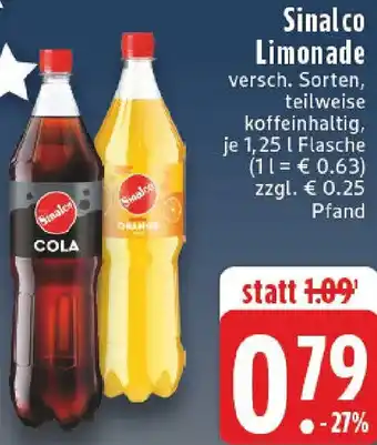 Edeka Sinalco Limonade Angebot