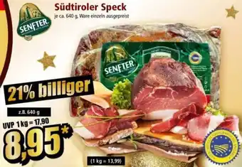 Norma SENFTER Südtiroler Speck Angebot