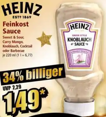 Norma HEINZ Feinkost Sauce Angebot