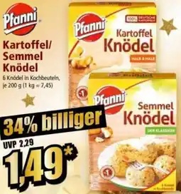 Norma Pfanni Kartoffel/ Semmel Knödel Angebot