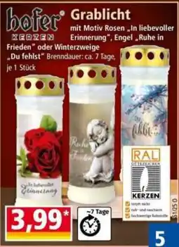 Norma Hofer Kerzen Grablicht Angebot