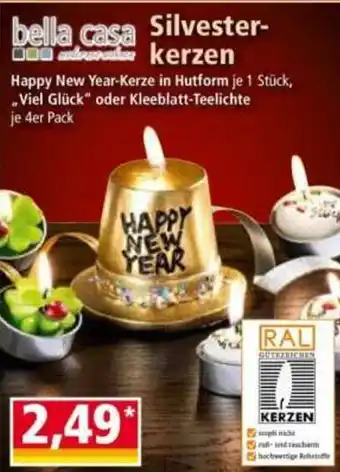 Norma bella casa Silvesterkerzen Angebot