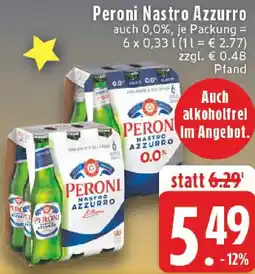 Edeka Peroni Nastro Azzurro Angebot