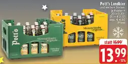 Edeka Pott's Landbier Angebot