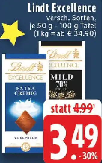 Edeka Lindt Excellence Angebot