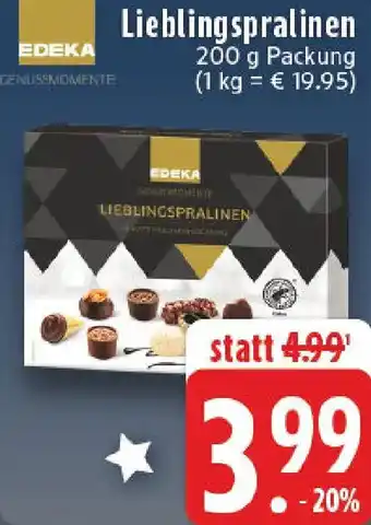 Edeka EDEKA GENUSSMOMENTE Lieblingspralinen Angebot