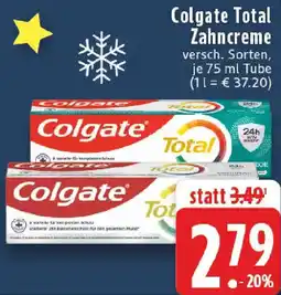 Edeka Colgate Total Zahncreme Angebot