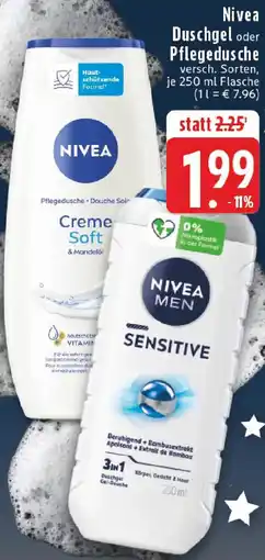 Edeka Nivea Duschgel oder Pflegedusche Angebot