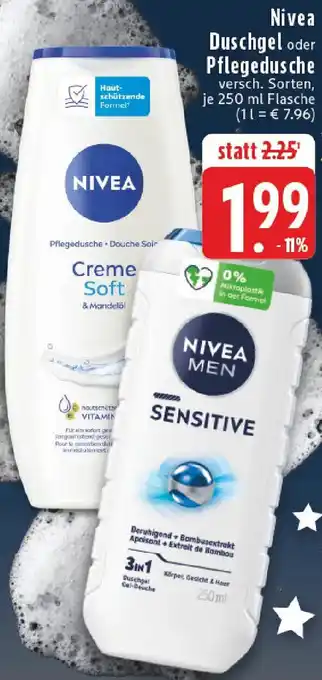 Edeka Nivea Duschgel oder Pflegedusche Angebot