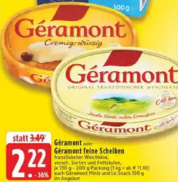 Edeka Géramont oder Géramont feine Scheiben Angebot