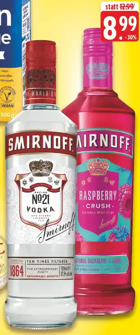 Edeka Smirnoff Vodka No. 21 Angebot