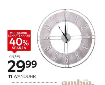 XXXLutz Ambia home wanduhr Angebot