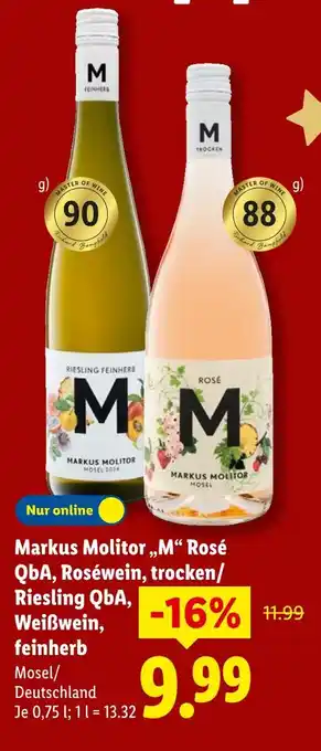 Lidl Markus molitor m rosé qba Angebot