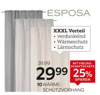 XXXLutz Esposa wärmeschutzvorhang „milton“ Angebot