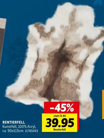 SCONTO Rentierfell Angebot