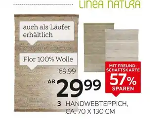 Linea natura handwebteppich