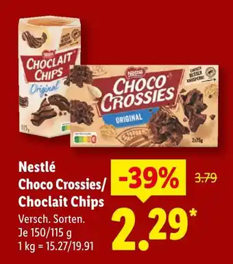 Lidl Nestlé choco crossies Angebot