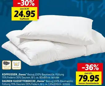 SCONTO Kopfkissen davos Angebot