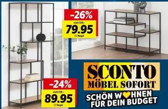 SCONTO Regal Angebot