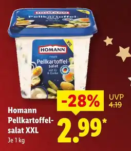 Lidl Homann pellkartoffelsalat xxl Angebot