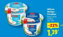 Lidl Milbona körniger frischkäse Angebot
