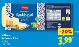 Lidl Milbona kashkaval käse Angebot