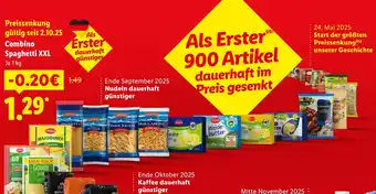Lidl Combino spaghetti xxl Angebot
