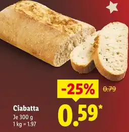 Lidl Ciabatta Angebot