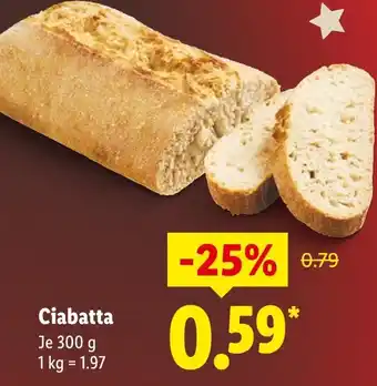Lidl Ciabatta Angebot