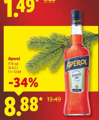 Lidl Aperol aperol Angebot