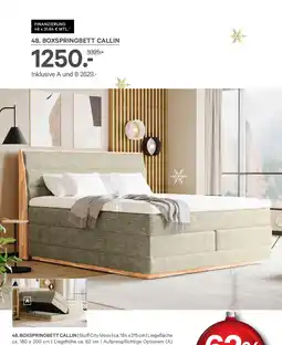 Kabs Polsterwelt Boxspringbett callin Angebot