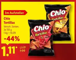 Lidl Chio tortillas wild paprika Angebot