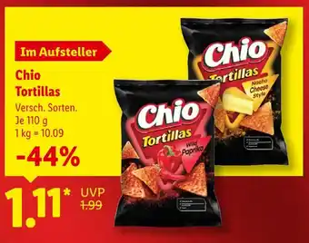 Lidl Chio tortillas wild paprika Angebot
