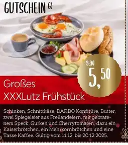 XXXLutz Großes xxxlutz frühstück Angebot